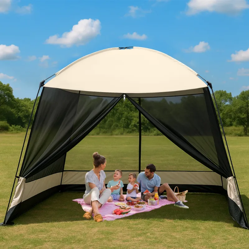 Photo 1 of 
Screen House Room, GVDV 11x11 Ft Mesh Net Screen Tent Canopy, Easy Setup & Waterproof & Sunshade, Suitable for Camping Trip, Beach, Picnic
