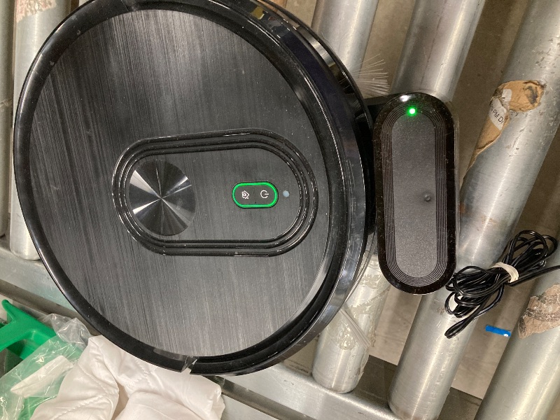 Photo 1 of **MISSING PARTS/NO MANUAL/NO REMOTE AND OTHER PARTS**Robot Vacuum and Mop Combo, 2 in 1 Vacuuming & Mopping Robot with Schedule, App/Bluetooth/Voice, 3200Pa Max Suction, Self-Charging Robot Vacuum Cleaner, Slim, Ideal for Pet Hair, Hard Floor, Carpet