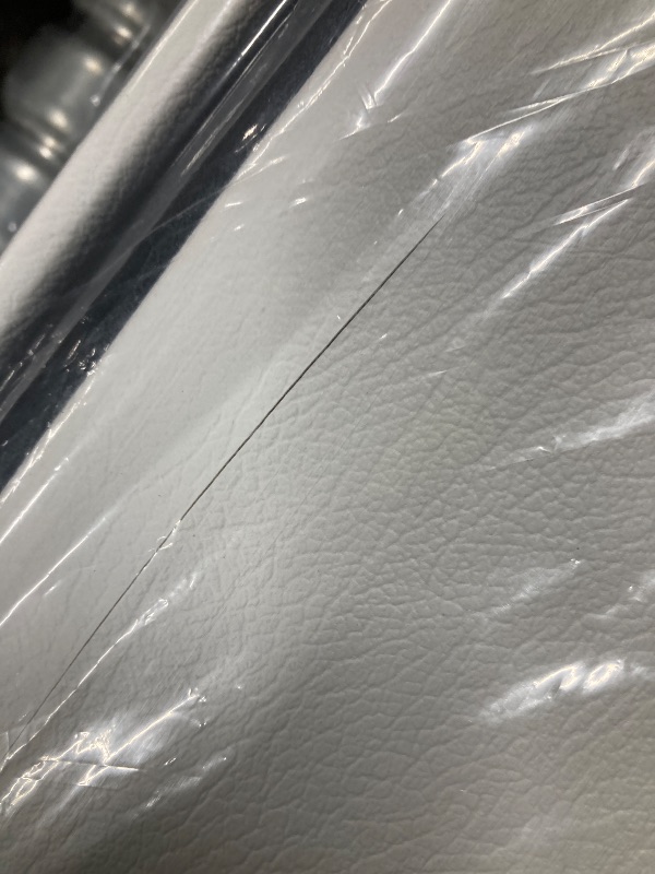 Photo 1 of ***DAMAGE, SLITS/CUTS IN FABRIC -SELLING AS IS *** Ottoman Storage Bench 45 Faux Leather 165L Oversized Storage Folding Chest Footrest Padded Seat for Bedroom ***SLITS/CUTS IN FABRIC -SELLING AS IS ***