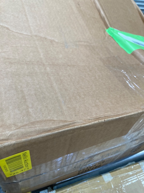 Photo 1 of ***(PARTS ONLY -MISSING PIECES -SELLING AS PARTS ONLY)*** 
CONCETTA L Shaped Computer Desk with Wooden Desktop CPU Stand Side Bag Reversible, Black, ***(BOX RIPPED/TORN)*** 