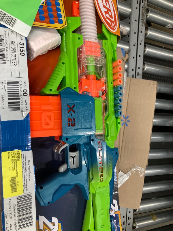 Photo 1 of 
Nerf Elite 2.0 Double Punch Motorized Electronic Blaster, 50 Elite Darts, 2x 10-Dart Clips
