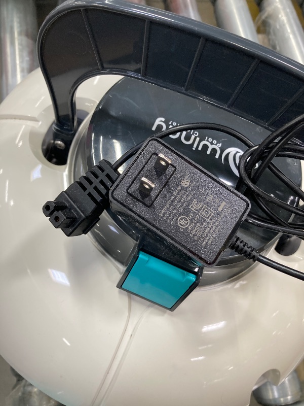 Photo 1 of (2025 Upgrade) Cordless Robotic Pool Cleaner, Winny Pool Cleaner Automatic Pool Vacuum with Dual Filters, 80 Mins Runtime, Ideal for Flat Above Pools up to 645 Sq.ft (White and Green)
