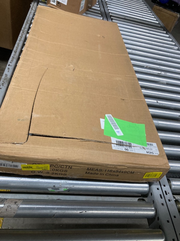 Photo 1 of ***TOP LID CRACKED, SELLING AS IS ONLY*** 
Ktaxon Outdoor Garden Plastic Storage Deck Box Chest Tools Black Grey