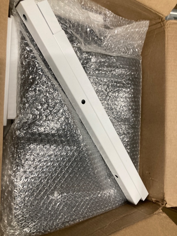 Photo 1 of PROLEE Flower Display Stand with 4 Buckets, Flower Pot Stand, Flower Stand Metal, Florist Bouquet Shelf for Wedding, Party, Events, White