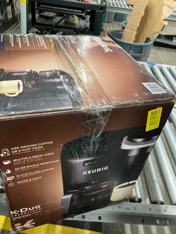 Photo 1 of **PARTS ONLY**Keurig K-Duo Essentials Black Single-Serve K-Cup Pod Coffee Maker