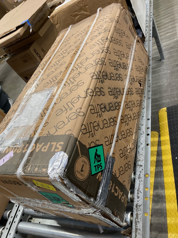Photo 1 of  ***(SELLING AS PARTS ONLY, PLUG PRONG BENT, NO REMOTE, SOME SCUFFS/SCRATCHES, BOX RIPPED/TORN)*** Serene Life SLPAC180W Portable Conditioner-3-in-1 Compact Standing Air Conditioner for Room Up to, Floor AC Unit with Remote Control, Universal Casters, Win