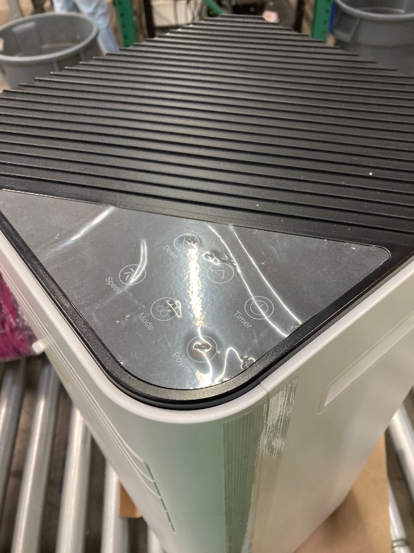 Photo 1 of  ***(SELLING AS PARTS ONLY, PLUG PRONG BENT, NO REMOTE, SOME SCUFFS/SCRATCHES, BOX RIPPED/TORN)*** Serene Life SLPAC180W Portable Conditioner-3-in-1 Compact Standing Air Conditioner for Room Up to, Floor AC Unit with Remote Control, Universal Casters, Win