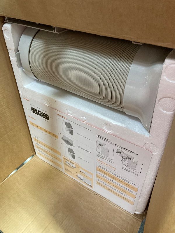 Photo 1 of 12000 BTU Portable Air Conditioners Cools Up to 500 Sq.Ft, Portable AC Unit with Cool, Dry, Fan Modes, Standing AC Unit with Remote Control and Installation Kit