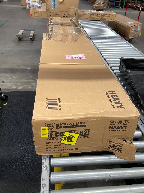 Photo 1 of Signature Fitness Cable Crossover Machine for Weight Lifting and Bodybuilding