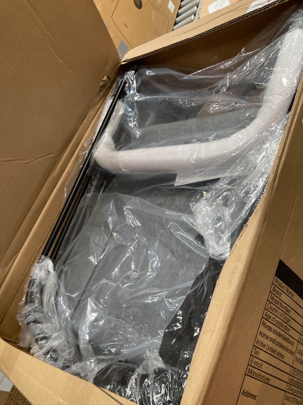 Photo 1 of *MISSING ONE CHAIR*

Vomeast Wagon Stroller for 2 Kids, 3-in-1 Wagon Stroller with Canopy, 5-Point Harness, Adjustable Handlebars, Removable Seat for Toddlers, Grey
