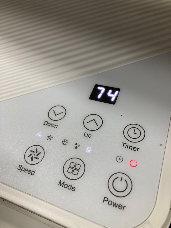 Photo 1 of  ***(MISSING REMOTE CONTROL, TEMP CTRL PANEL NOT FUNCTIONING PROPERLY, SOME SCUFFS/SCRATCHES, SIDE PANEL DENTS/BENT)***Electactic Portable Air Conditioners 10000 BTUs, Portable AC unit Cools Up to 450 sq.ft,3-in-1 Free Standing Cooling AC Unit with Fan & 