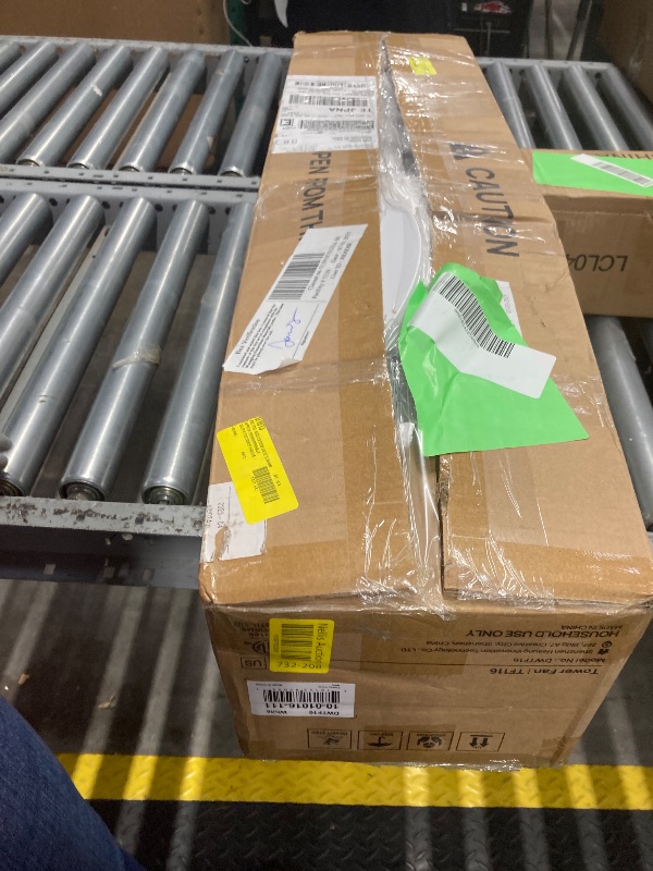 Photo 1 of ***(DAMAGE -STAND CRACK/BROKE ...SELLING AS IS) *** 
Dreo Tower Fans for Home, 32" Standing Floor Fan, 26 ft/s Bladeless Fan with Remote, 90° Oscillating, 3 Modes, 3 Speeds, LED Display, 8H Timer, Quiet Room Fan

