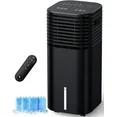 Photo 1 of 24inch Windowless Portable Air Conditioner with 4Modes & 3Speeds, 15h timers, 2gal Tank for 20h Cooling, 17 ft Remote, 300 Sq.ft, 120°Oscillating, Black
