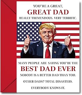 Photo 1 of ***5pack**gerdiny Funny Father's Day Card for Dad Husband Grandpa,Father's Day Gifts from Son Daughter,Best Dad's Gifts Ideas for Him Men