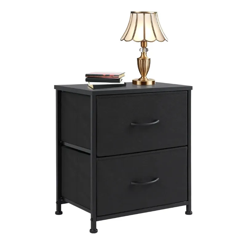 Photo 1 of ***The color may vary****
Drawers Dresser Chest of Drawers,Metal Frame and Wood Top,2bc,Black
