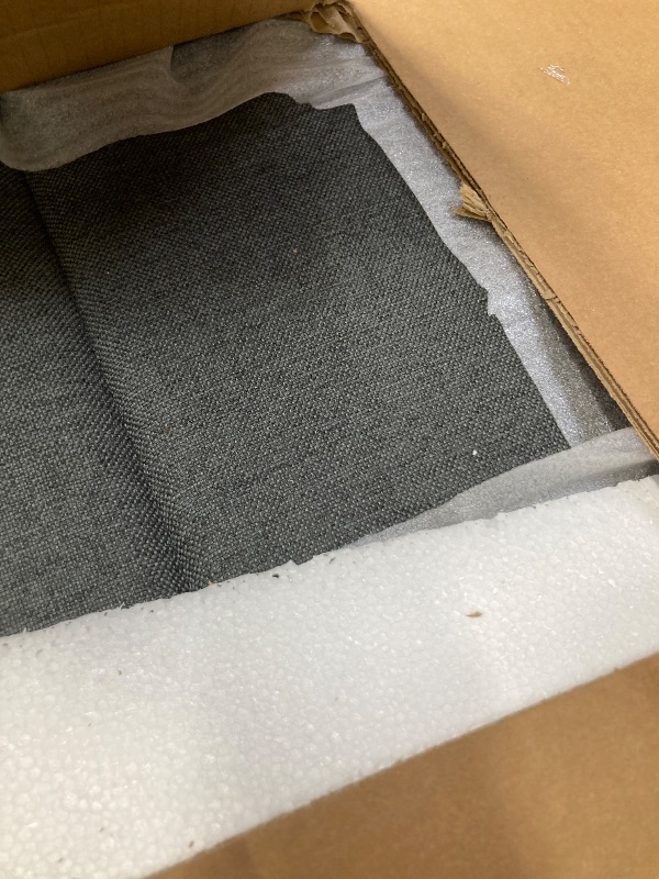 Photo 1 of ****Box 2 of 2*** Partial set***

FAVSH Full Size Upholstered Platform Bed with Trundle and 1 Sets of USB, Linen Fabric Solid Wood Bedframe w/Wood Slats & LED Lights with APP for Bedroom,Dark Grey