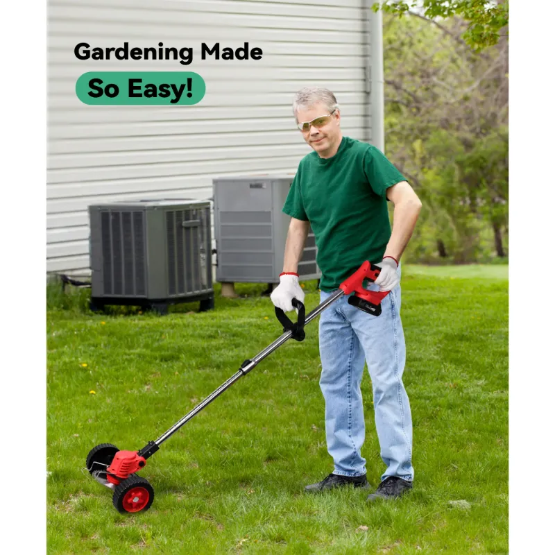 Photo 1 of ***Partial set***
YAHHU Cordless Electric Weed Wacker 21V - Trimmer, Edger, and Mower with Multiple Blades for Lawn and Garden
