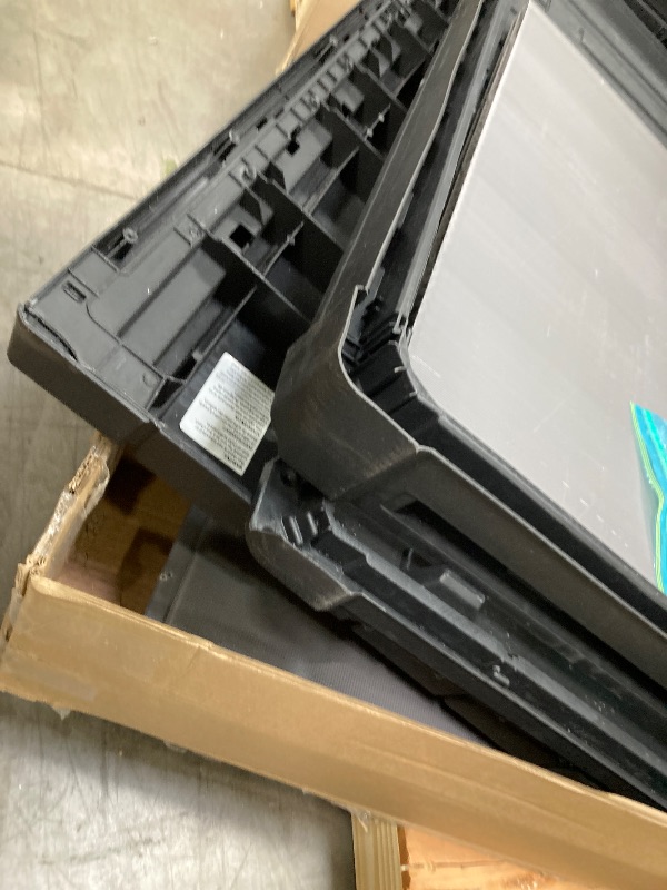 Photo 1 of ***PARTS ONLY -UNTESTED, SELLING AS IS)*** Keter Denali 200 Gallon Resin Large Deck Box with Double Wall 20mm Panels - Paintable and Drillable-Organization and Storage for Patio Furniture and Outdoor Items, Grey & Black