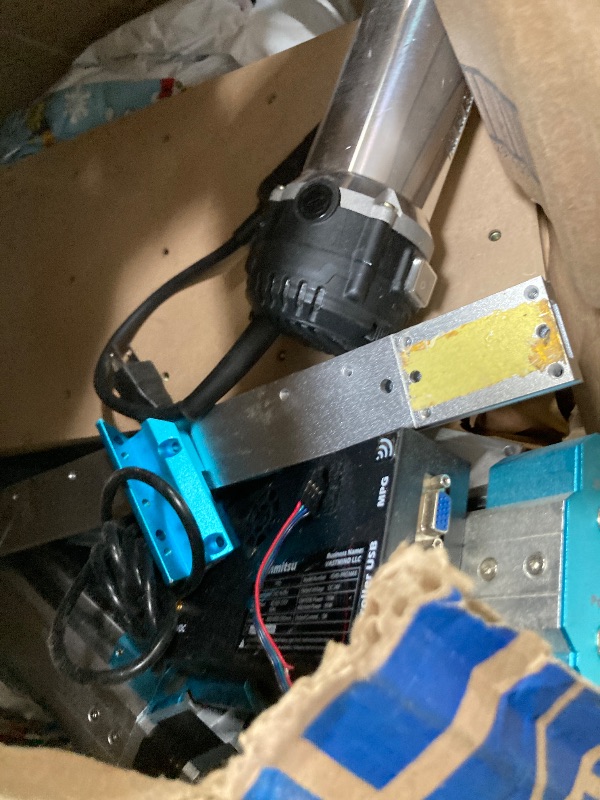 Photo 1 of SainSmart Genmitsu 4040-PRO MAX CNC Router, 710W Trimmer & Linear Rail Driven, Work Area 400 x 400 x 78mm, for Wood Metal Acrylic Cutting Milling, GRBL Control