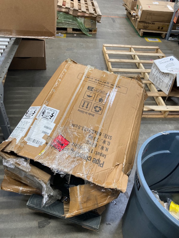 Photo 1 of **PARTS ONLY**100FT Electric Drain Cleaning Machine with 3/4 Inch Cable, 750W Auto Feed Portable Sewer Snake, Air-Activated Foot Switch, 6 Interchangeable Cutters for 4" to 8" Pipes