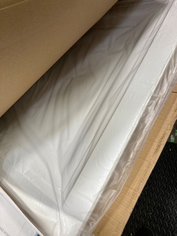 Photo 1 of Art3d 12-Pack Square Drop Ceiling Tile 2ft x 2ft in White, PVC Ceiling Panel 24 x 24in. - Compatible with 15/16" Drop Ceiling Grid System