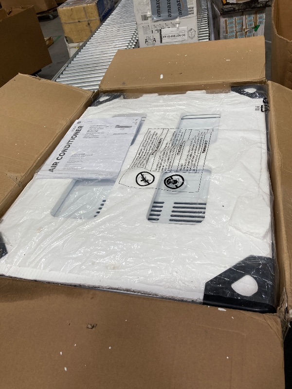 Photo 1 of ***(PARTS ONLY - NO FUNCTIONING PROPERLY -SELLING AS IS )*** 
Profile AHTT08BC Clearview Air Conditioner 8,300, WiFi Enabled, Ultra Quiet for Medium Rooms up to 350 Sq. FT, Full Window View with Easy Installation, Flex-Depth Design, 8300 BTU, White