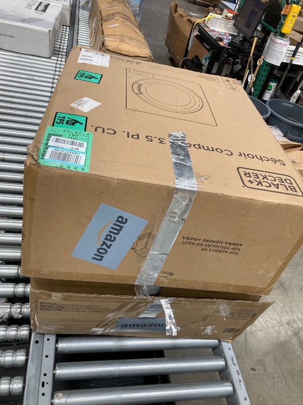 Photo 1 of ***PARTS ONLY***
BLACK+DECKER BCED37 Compact Dryer for Standard Wall Outlet, Small, 4 Modes, Load Volume 13.2 lbs., White