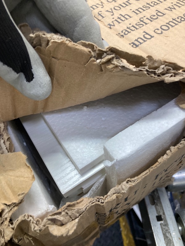 Photo 1 of **NO INSTRUCTIONS**White 4-Drawer Wood Dressers for Bedroom
