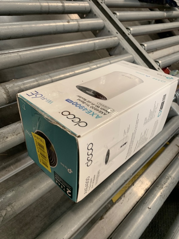 Photo 1 of TP-Link Deco AXE4900 Tri-Band WiFi 6E Mesh WiFi Router (Deco XE70 Pro) - 1 x 2.5bps WAN/LAN Port, 2 x 1 Gbps LAN Ports, 4.9 Gbps Wi-Fi 2,900 Sq. Ft Coverage, Connect up to 200 Devices 2024 Release