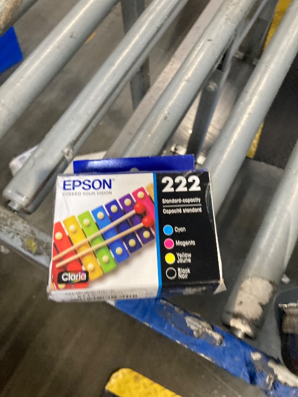Photo 1 of EPSON 222 Claria Ink Standard Capacity Black & Color Cartridge Combo Pack (T222120-BCS) Works with WorkForce WF-2960, Expression XP-5200