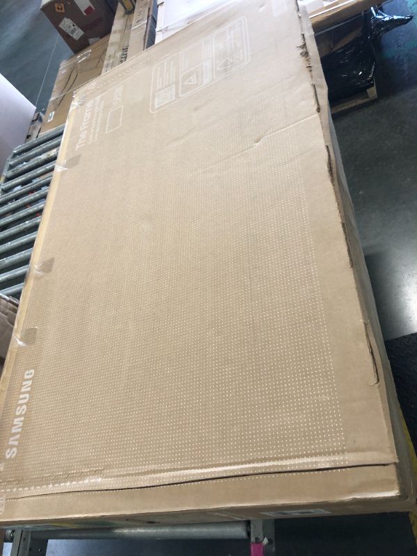 Photo 1 of ***parts only screen cracked***Samsung 55-Inch Class The Frame LS03F 4K QLED Smart TV (2025 Model) Modern Frame Design, NQ4 AI Gen2 Processor, Art Mode, Artful Picture Quality, Samsung Vision AI, Alexa Built-in
