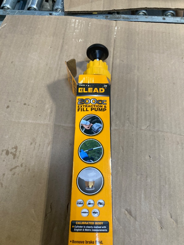 Photo 1 of ELEAD 200CC Siphon Pump, Oil Extractor Pump, Oil Pump, Transfer Pump, Fluid Extractor, Fluid Syringe Extractor, Car Vacuum Fuel Transfer, Siphon Pump for Gasoline Hand Cleaner for auto Mechanics