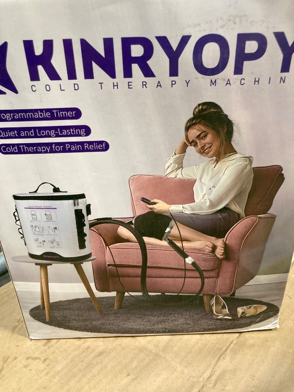 Photo 1 of **remote missing**Cold Therapy Machine with Programmable Timer, Portable Ice Machine for Knee After Surgery, Knee Replacement Recovery System, Cryotherapy Pain Relief w/Compression Pad for,Shoulder, Hip and Ankle