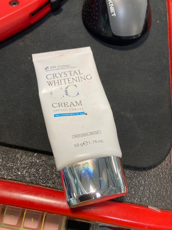 Photo 1 of [3W CLINIC] Crystal CC Cream 50ml SPF50 PA+++ ( Natural Beige)/ Multi-CC cream, Sun Block / Korean Cosmetics