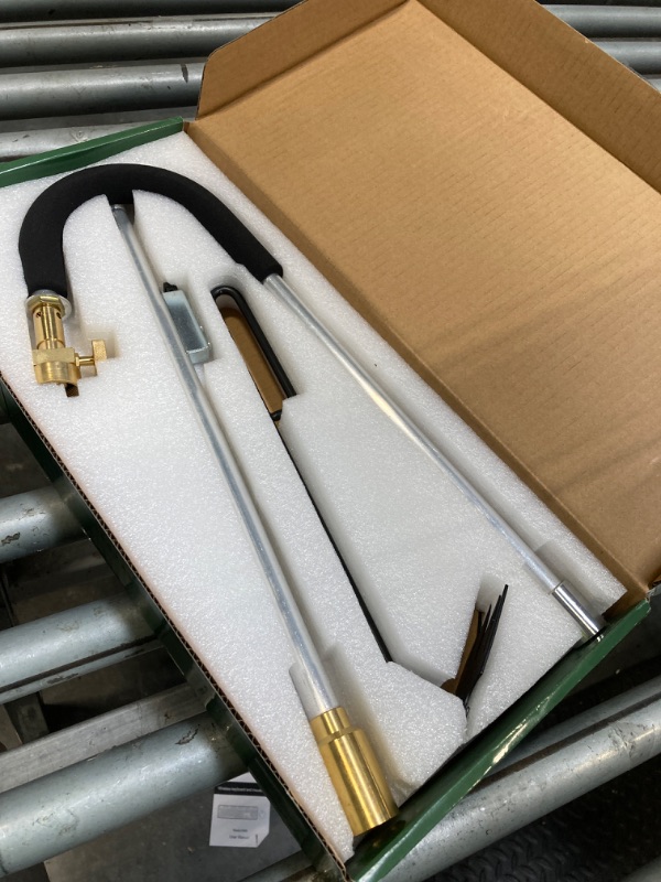 Photo 1 of Gasbruh  Torch Propane Burner,34" Long arm Weed Torch Include a Weeding Rake,Fire Starter,Charcoal Starter,Blow Torch with Flame Control and Igniter for Roof,Wood,Ice,Snow (Tank not included)