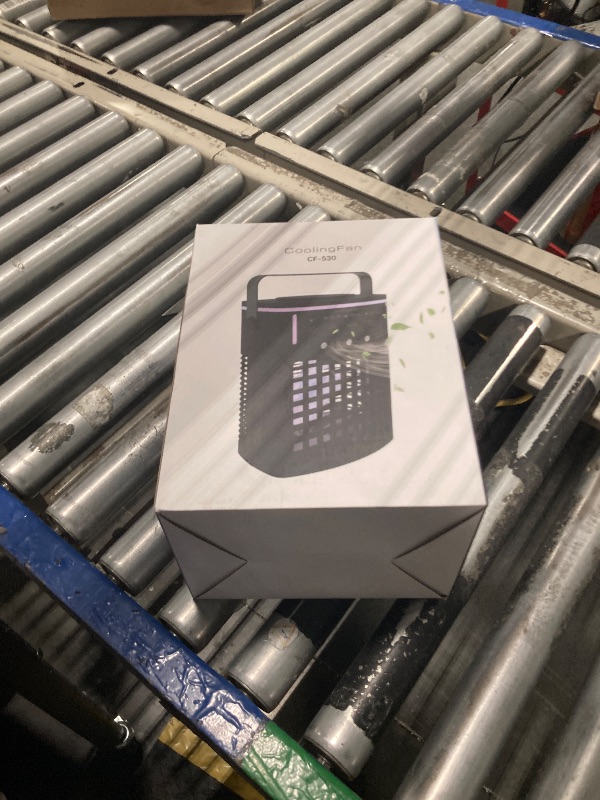 Photo 1 of ***MISSING CORD*** Yestono Portable Air Conditioners,3-Speed Small AC Fan, Portable Air Cooler with Remote,Timer function,7-Color Night light,3-Level Mist modes,Personal Air Conditioner for Bedroom,Office,Room,Camping.