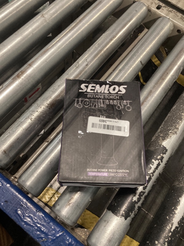 Photo 1 of Semlos Butane Torch with Fuel Gauge, Refillable Kitchen Torch Lighter with Safety Lock and Adjustable Flame for DIY, Creme Brulee and Soldering(Butane Gas Not Included)