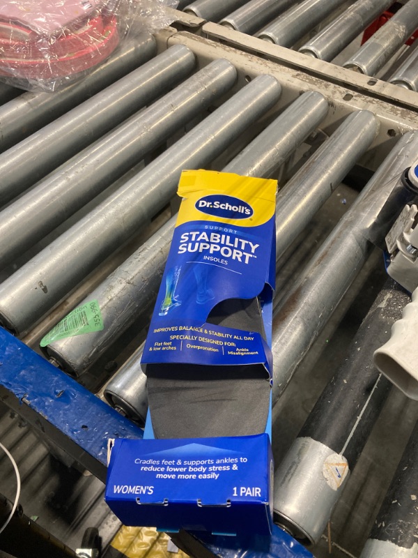 Photo 1 of ?Dr. Scholl's Stability Support Insoles, Flat Feet & Overpronation Low Arch Support, Improves Balance & Stability, Motion Control, Trim Inserts to Fit Shoes, Women's Size 6-10