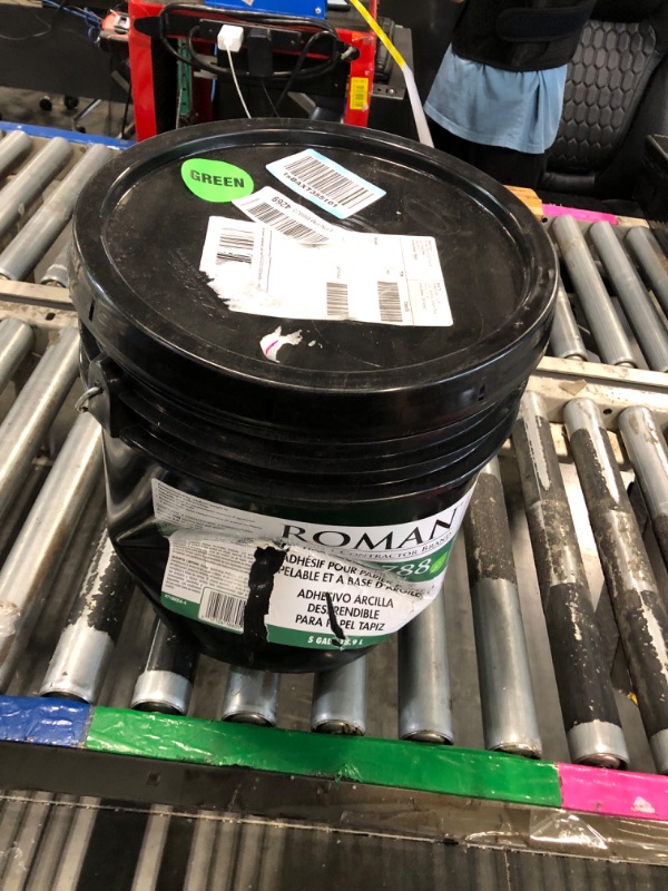 Photo 1 of **damage to container**ROMAN Products Permeable Clay Wallpaper Adhesive ECO-788, 018605 (5 Gallons - 1,000 sq ft)