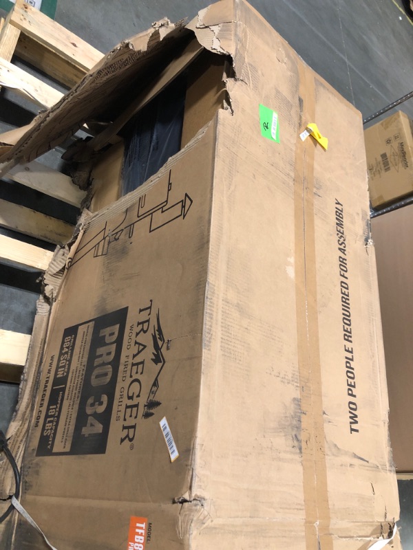 Photo 1 of **MISSING PARTS**Traeger Grills Pro 34 Electric Wood Pellet Grill and Smoker, Bronze, 884 Square Inches Cook Area, 450 Degree Max Temperature, Meat Probe, 6 in 1 BBQ Grill