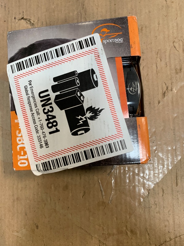 Photo 1 of [Missing Charger] SportDOG Brand NoBark 10 Collar, Dog Bark Collars, Rechargeable, Programmable Bark Collar, Silent Partner Technology, Two Modes of Operation, Waterproof Collar (Black)