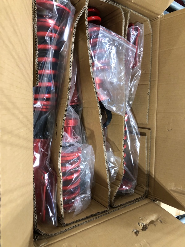 Photo 1 of GELUOXI Height Adjustable Coilover Suspension Shock Absorber Lowering Kit Replacement for 2005-2014 Ford Mustang Coilovers Springs Struts