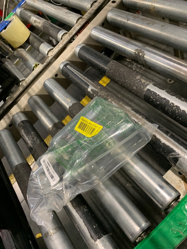 Photo 1 of ** ONLY ONE DISPENSER AND MISSING LABELS**Clear Soap Dispenser with Rust Proof Pump, Waterproof Labels (2 Pack,16 Oz), Soap Dispenser Bathroom, Plastic Hand Soap Dispenser, Dish Soap Dispenser for Kitchen