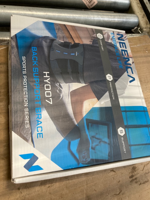 Photo 1 of NEENCA Lower Back Brace for Lower Back Pain Relief, Medical Grade Lumbar Support Belt for Women Men, Herniated Disc,Lumbar Strain,Sciatica, Scoliosis (Black, XX-Large)
