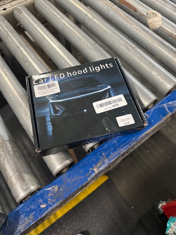 Photo 1 of RGB Hood Light Strip with Sequential Turn Signal Indicator Function Waterproof Multicolor Dynamic Scan Start Up Hoodbeam Kit for Cars,Truck,Suv,with APP Control,12V 79inch/2M (1Set)