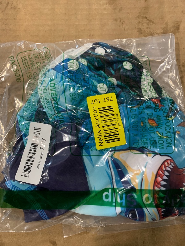 Photo 1 of **SHIRT MISSING**ALVABABY 2-Piece Baby Boy Swimsuit,Infant Toddler Bathing Short Sleeve Swimwear,Reusable Swim Diaper with Matching Top 3T ZSWCJD01