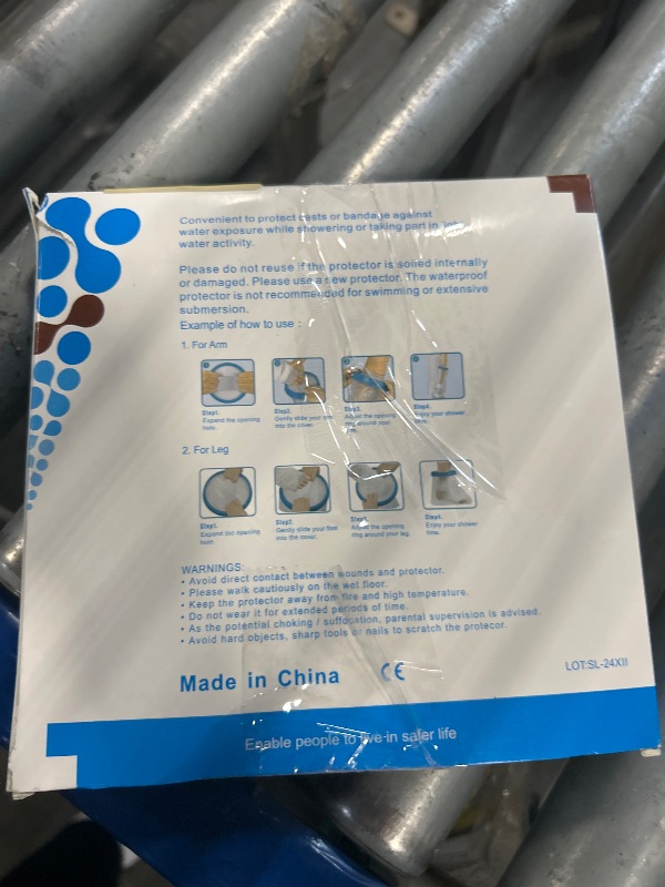 Photo 1 of 100% Waterproof Foot Cast Cover Wound Protector for Shower Bath, Watertight Cast Bag Covers for Broken Surgery Foot, Wound and Burns - Reusable [2025 Upgrade]