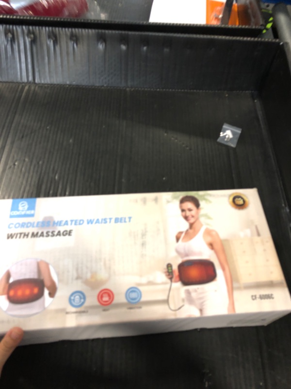 Photo 1 of Comfier Cordless Back Heating Pad for Back Pain,Lower Back Massager,3 Massage Modes & 2 Vibration Intensity,Auto Shut of,Extend to 58",Christmas Gifts for Mom/Dad