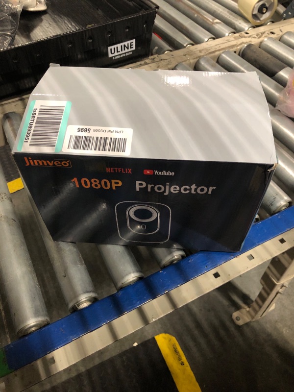 Photo 1 of [Netflix-Officially-Licensed]4K Projector with Wifi & Bluetooth, Jimveo 800 ANSI Native 1080P, Netflix/YouTube/PrimeVideo Built-in, Electric Focus & 4P Keystone Outdoor Portable Smart Projector