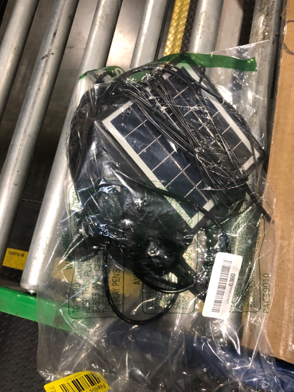 Photo 1 of Solar Automatic Drip Irrigation Kit System, JIYANG Solar Powered Auto Easy DIY Watering Device Supported Pots Plants, 6 Timing Modes with Anti-Siphoning Device (Supported 10 Pots, 6Timing Modes)